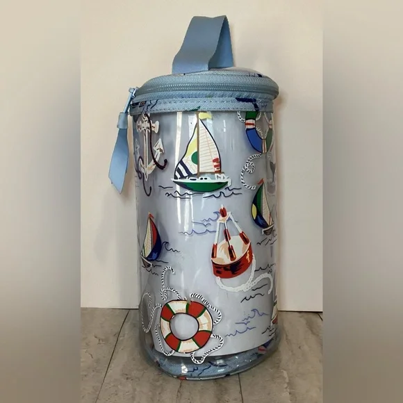 Vera Bradley Clear Cylinder Lotion Bag - Picture 3 of 10